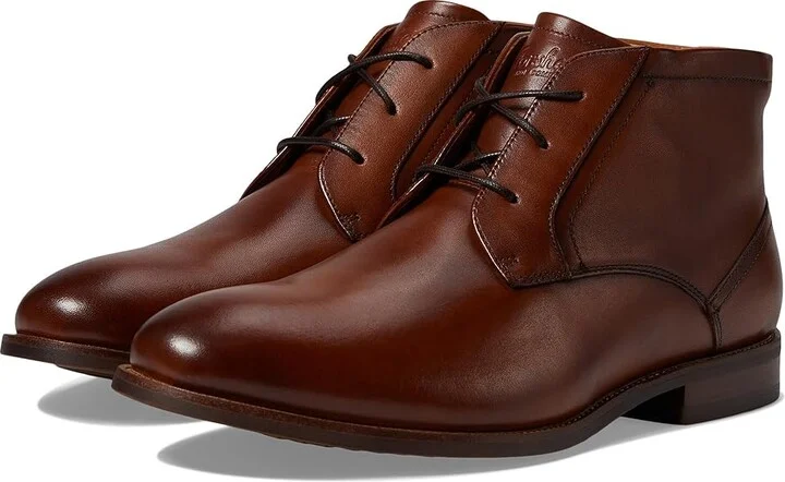 Florsheim Rucci Plain Toe Chukka Men's Boots Cognac : 7 W (3E), EVA/Lace/Leather