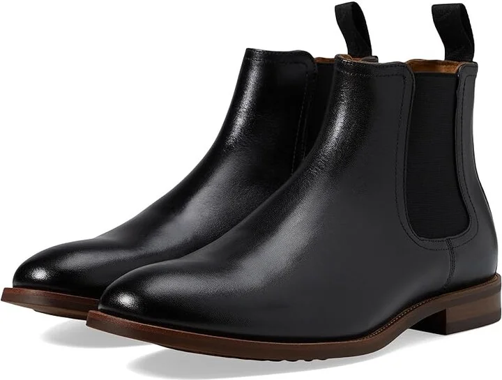 Florsheim Rucci Plain Toe Gore Boot Men's Lace Up Wing Tip Shoes Black : 13 M (D), Leather
