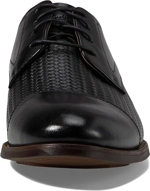 Florsheim Rucci Weave Cap Toe Oxford Men's Lace Up Wing Tip Shoes Black : 10.5 M (D), Leather - Image 5