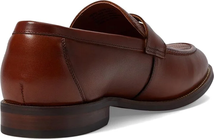 Florsheim Rucci Weave Penny Loafer Men's Lace Up Wing Tip Shoes Cognac : 7 W (3E), EVA/Leather/Rubber - Image 4