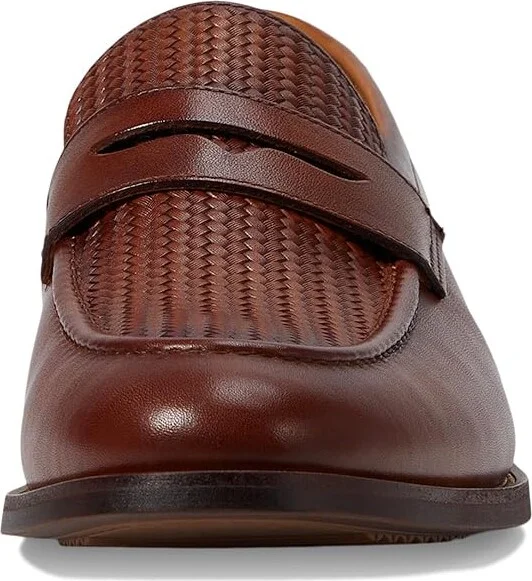 Florsheim Rucci Weave Penny Loafer Men's Lace Up Wing Tip Shoes Cognac : 7 W (3E), EVA/Leather/Rubber - Image 5