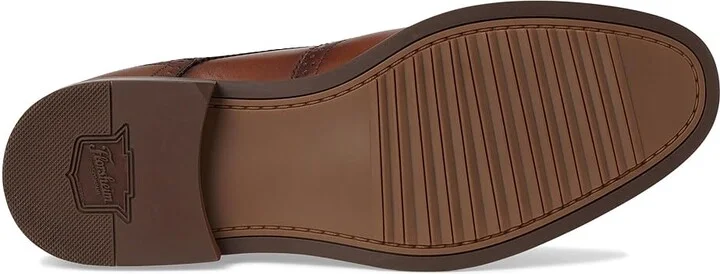 Florsheim Rucci Wing Tip Oxford Men's Shoes Cognac Smooth : 7 M (D), Leather - Image 3
