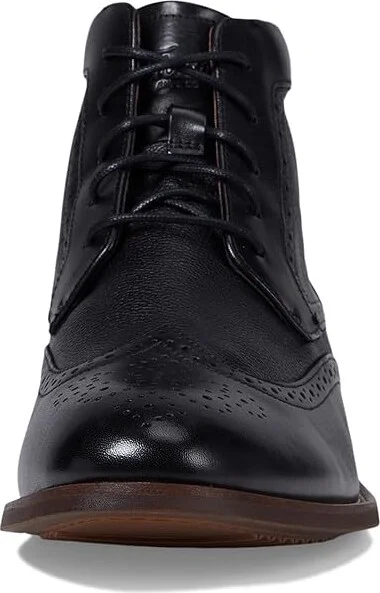 Florsheim Rucci Wingtip Lace Boot Men's Boots Black : 10.5 M (D), Leather - Image 2