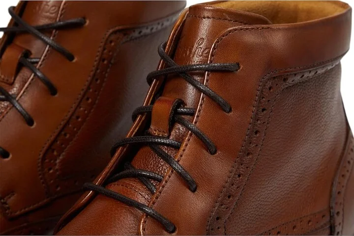 Florsheim Rucci Wingtip Lace Boot Men's Boots Cognac : 12 M (D), Leather - Image 6