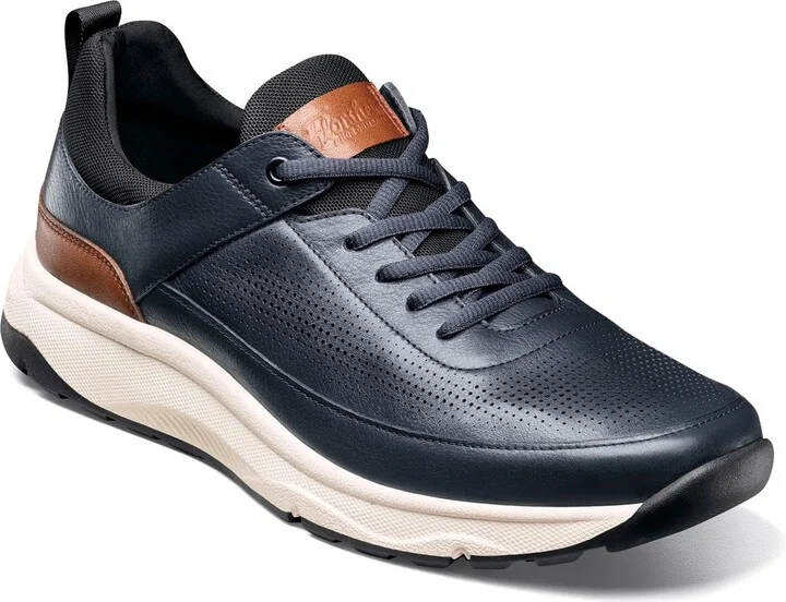 Florsheim Satellite Perf Lace Up Sneaker Mens Oxford 7 DM US Navy