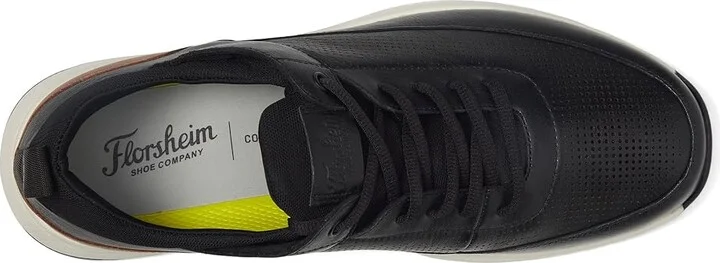Florsheim Satellite Perf Lace-Up Sneakers Men's Shoes Black : 7.5 M (D), Leather - Image 2