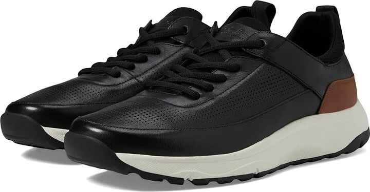 Florsheim Satellite Perf Lace-Up Sneakers Men's Shoes Black : 7.5 M (D), Leather