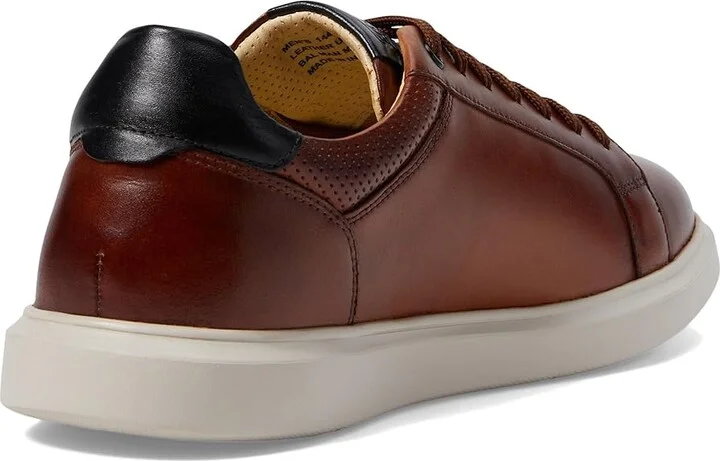 Florsheim Social Lace To Toe Sneakers Men's Shoes Cognac : 13 M (D), Leather - Image 4