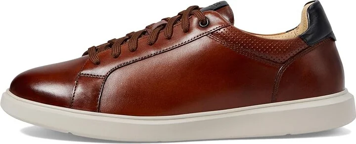 Florsheim Social Lace To Toe Sneakers Men's Shoes Cognac : 13 M (D), Leather - Image 6