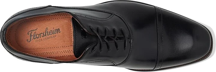 Florsheim Sorrento Cap Toe Oxford Men's Shoes Black Smooth : 13 M (D), Leather - Image 2