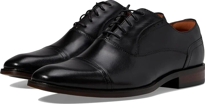 Florsheim Sorrento Cap Toe Oxford Men's Shoes Black Smooth : 13 M (D), Leather