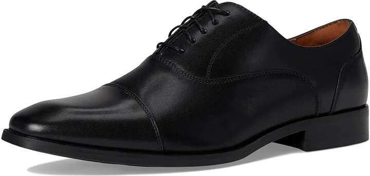 Florsheim Sorrento Lux Cap Toe Balmoral Oxford Men's Lace Up Wing Tip Shoes Black : 12 W (3E), Leather - Image 5