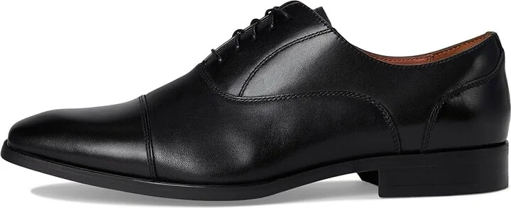 Florsheim Sorrento Lux Cap Toe Balmoral Oxford Men's Lace Up Wing Tip Shoes Black : 12 W (3E), Leather - Image 6
