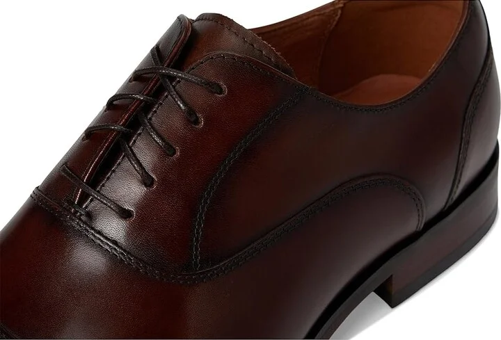 Florsheim Sorrento Lux Cap Toe Balmoral Oxford Men's Lace Up Wing Tip Shoes Brown : 8 W (3E), Leather - Image 7