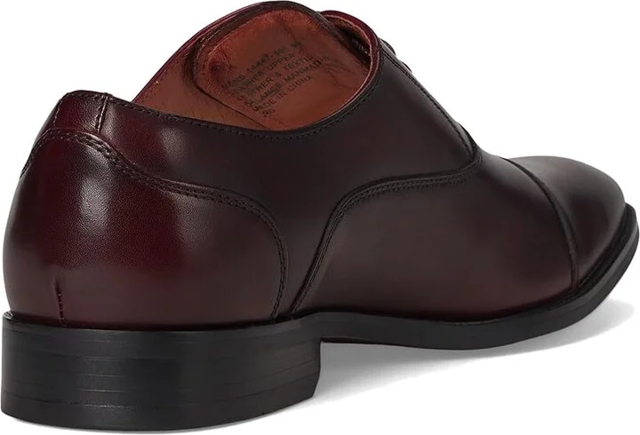 Florsheim Sorrento Lux Cap Toe Balmoral Oxford Men's Lace Up Wing Tip Shoes Burgundy : 7 W (3E), Leather - Image 4