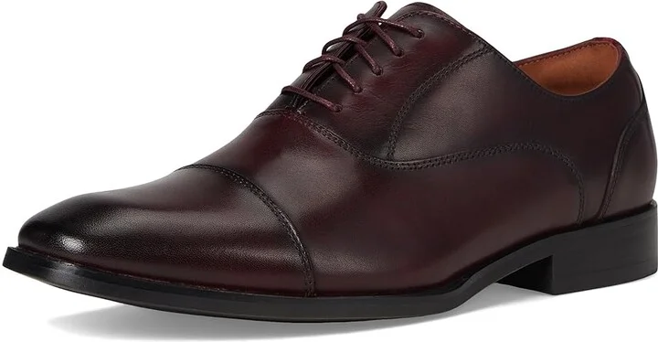 Florsheim Sorrento Lux Cap Toe Balmoral Oxford Men's Lace Up Wing Tip Shoes Burgundy : 7 W (3E), Leather - Image 5
