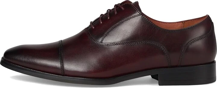 Florsheim Sorrento Lux Cap Toe Balmoral Oxford Men's Lace Up Wing Tip Shoes Burgundy : 7 W (3E), Leather - Image 6
