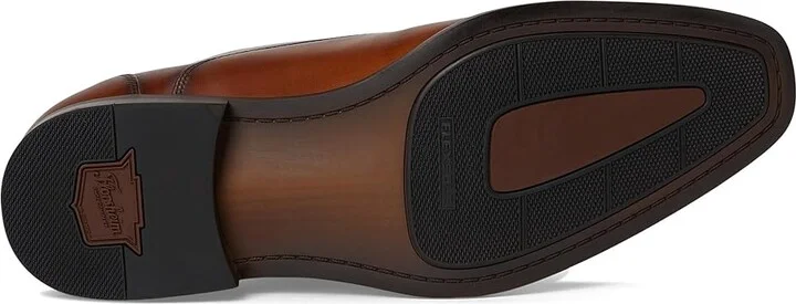 Florsheim Sorrento Lux Cap Toe Balmoral Oxford Men's Lace Up Wing Tip Shoes Cognac : 9.5 M (D), Leather - Image 3