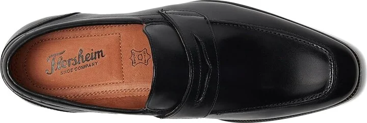 Florsheim Sorrento Moc Toe Penny Loafer Men's Shoes Black Smooth : 7 M (D), Leather - Image 2