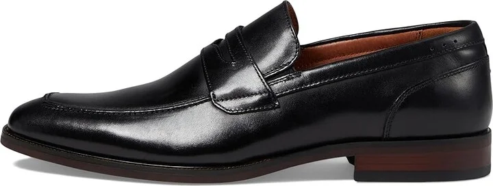 Florsheim Sorrento Moc Toe Penny Loafer Men's Shoes Black Smooth : 7 M (D), Leather - Image 6