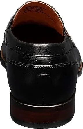 Florsheim Sorrento Moc Toe Penny Loafer Men's Shoes Black Smooth : 7 M (D), Leather - Image 7