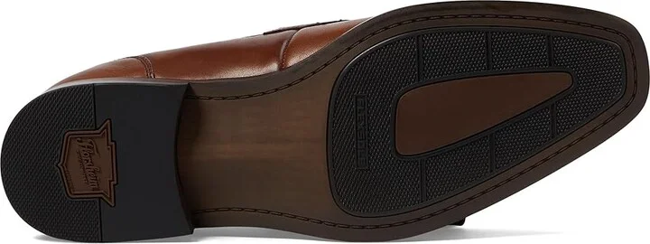 Florsheim Sorrento Moc Toe Penny Loafer Men's Shoes Cognac Smooth : 7 M (D), Leather - Image 3