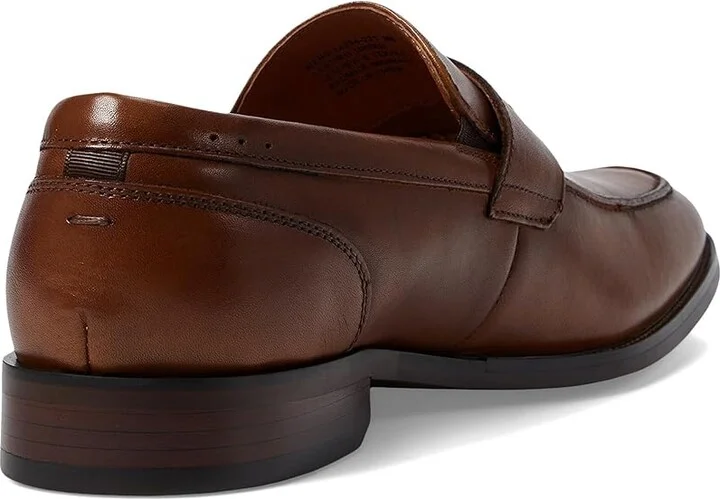 Florsheim Sorrento Moc Toe Penny Loafer Men's Shoes Cognac Smooth : 7 M (D), Leather - Image 4