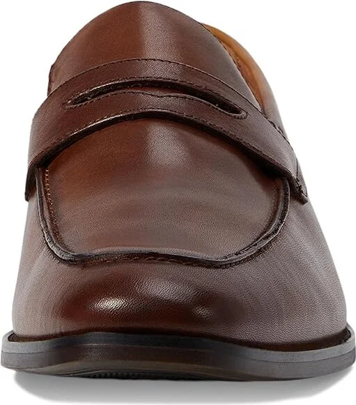 Florsheim Sorrento Moc Toe Penny Loafer Men's Shoes Cognac Smooth : 7 M (D), Leather - Image 5