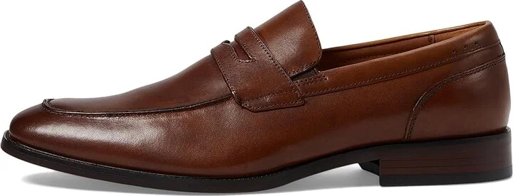 Florsheim Sorrento Moc Toe Penny Loafer Men's Shoes Cognac Smooth : 7 M (D), Leather - Image 6