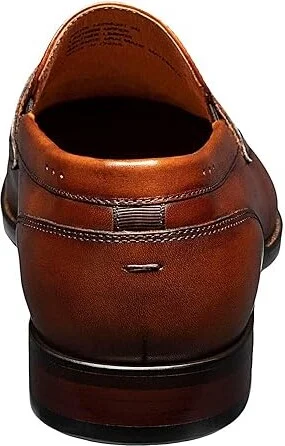Florsheim Sorrento Moc Toe Penny Loafer Men's Shoes Cognac Smooth : 7 M (D), Leather - Image 7