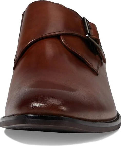 Florsheim Sorrento Plain Toe Single Monk Strap Men's Shoes Cognac Smooth : 7 M (D), Leather - Image 5