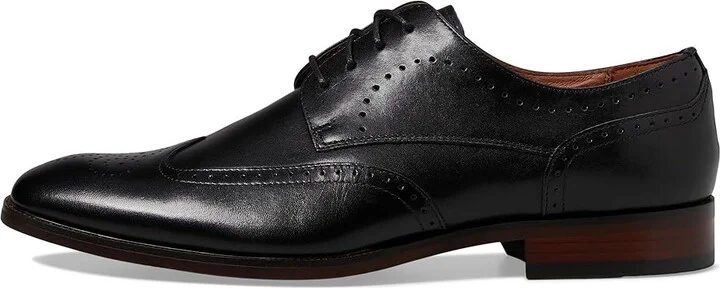 Florsheim Sorrento Wing Tip Oxford Men's Shoes Black Smooth : 7 M (D), Leather - Image 6