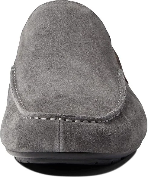 Florsheim Talladega Moc Toe Venetian Driver Men's Shoes Gray Suede/Brown Smooth/Navy Smooth : 13 M (D) - Image 2