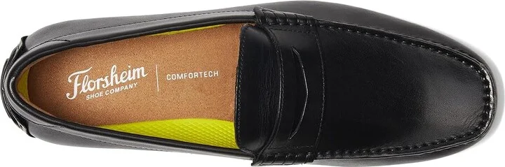 Florsheim Throttle Penny Men's Shoes Black II : 9.5 M (D), Leather - Image 2