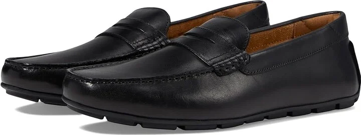 Florsheim Throttle Penny Men's Shoes Black II : 9.5 M (D), Leather