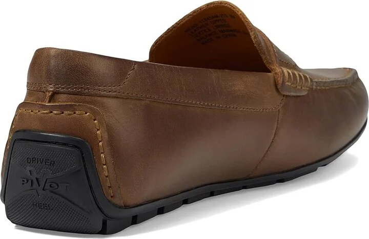 Florsheim Throttle Penny Men's Shoes Brown Crazy Horse II : 9 M (D), Leather - Image 4