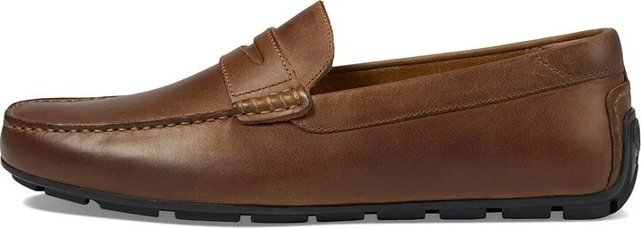 Florsheim Throttle Penny Men's Shoes Brown Crazy Horse II : 9 M (D), Leather - Image 6