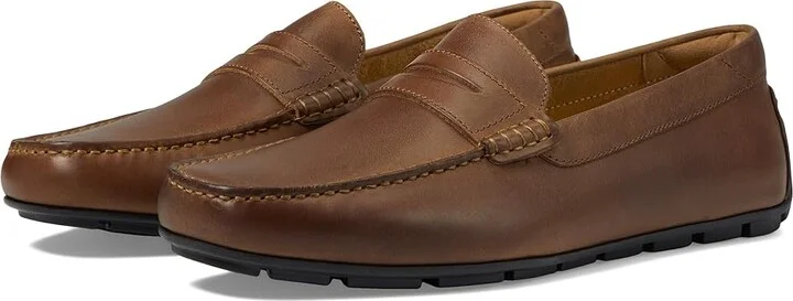 Florsheim Throttle Penny Men's Shoes Brown Crazy Horse II : 9 M (D), Leather