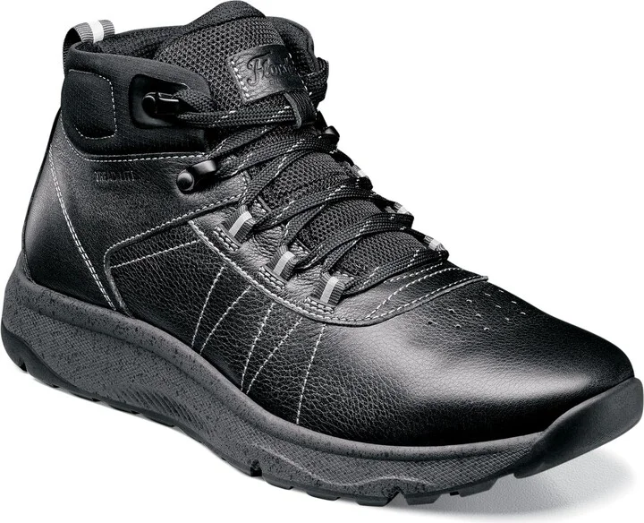 Florsheim Tread Lite Plain Toe Hiker Boot Black Milled/Mesh 7 W (3E)