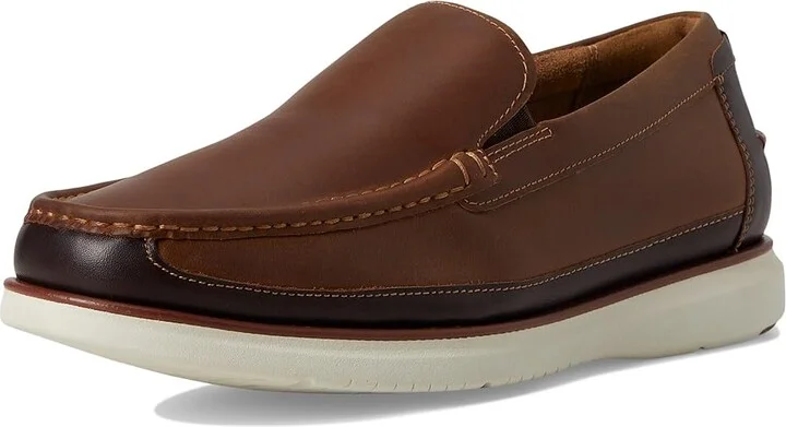 Florsheim Tropics Moc Toe Venetian Slip-On Men's Shoes Brown Crazy Horse : 13 M (D), Leather - Image 5