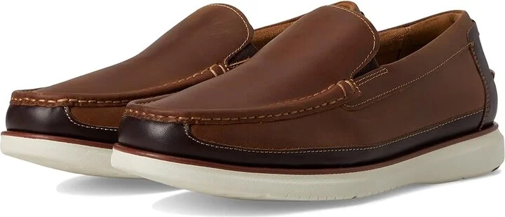 Florsheim Tropics Moc Toe Venetian Slip-On Men's Shoes Brown Crazy Horse : 13 M (D), Leather