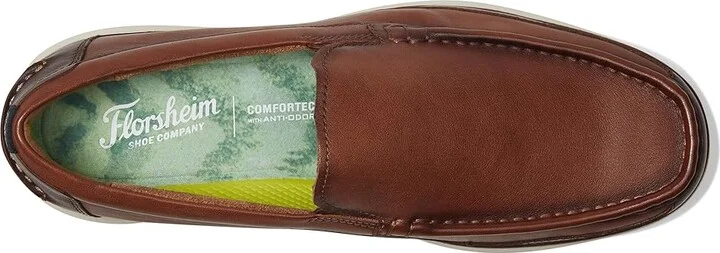 Florsheim Tropics Moc Toe Venetian Slip-On Men's Shoes Cognac : 11.5 M (D), Leather - Image 2