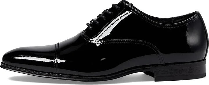 Florsheim Tux Cap Toe Oxford Men's Lace Up Cap Toe Shoes Black Patent : 7 D (M), Patent Leather - Image 7