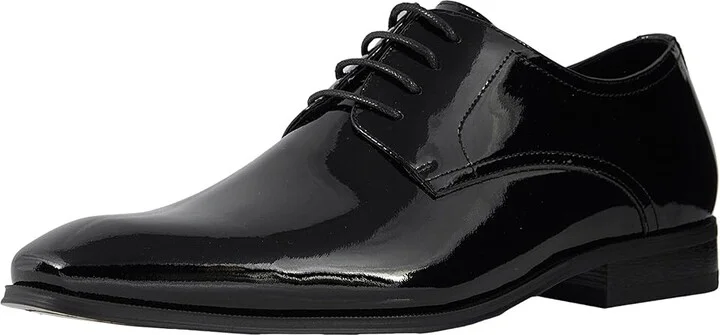 Florsheim Tux Plain Toe Oxford Men's Plain Toe Shoes Black Patent : 7 D (M), Patent Leather - Image 2