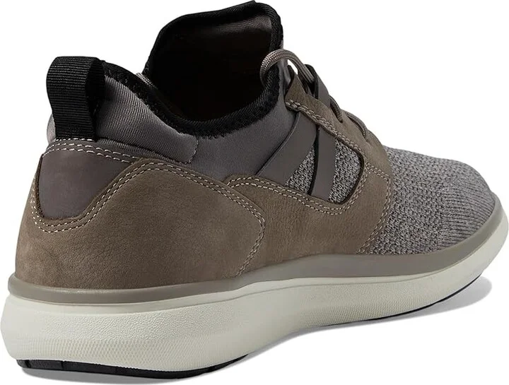 Florsheim Venture Knit Plain Toe Sneaker Men's Shoes Gray : 7 M (D), Textile/Leather - Image 4