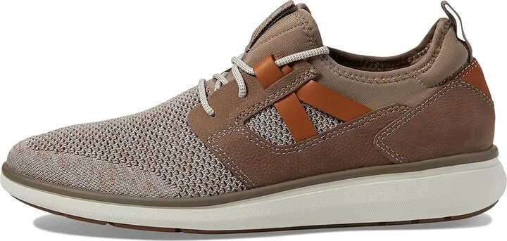 Florsheim Venture Knit Plain Toe Sneaker Men's Shoes Mushroom : 7 M (D), Textile/Leather - Image 6