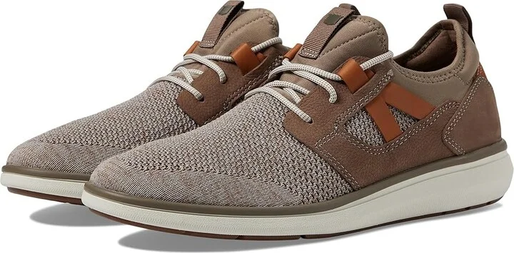 Florsheim Venture Knit Plain Toe Sneaker Men's Shoes Mushroom : 7 M (D), Textile/Leather