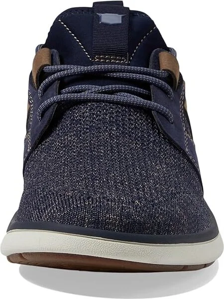 Florsheim Venture Knit Plain Toe Sneaker Men's Shoes Navy : 7 M (D), Textile/Leather - Image 5