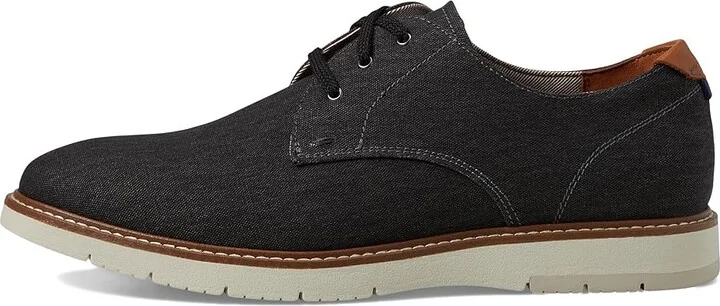 Florsheim Vibe Canvas Plain Toe Oxford Men's Shoes Black : 11 M (D), Canvas/Rubber - Image 6