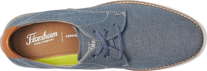Florsheim Vibe Canvas Plain Toe Oxford Men's Shoes Blue : 11.5 M (D), Canvas/Rubber - Image 2